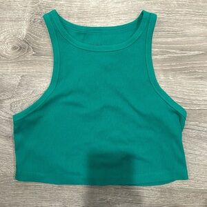 Wild Fable Green Cropped Tank Top